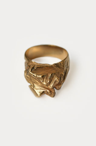 CLIFF RING 24K - MUTTER METAL WORKS