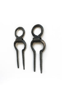 KORBAN EARRINGS (SILVER) - MUTTER METAL WORKS